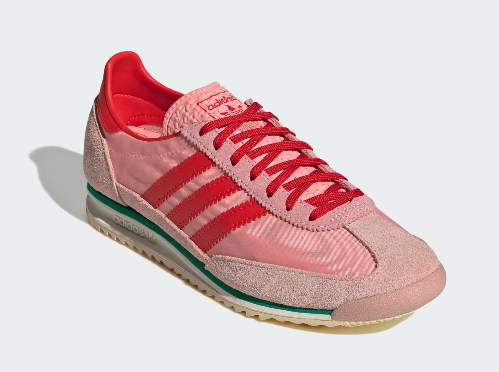 [JS0254] WOMENS ADIDAS SL 72 OG 'SEMI PINK SPARK RED'