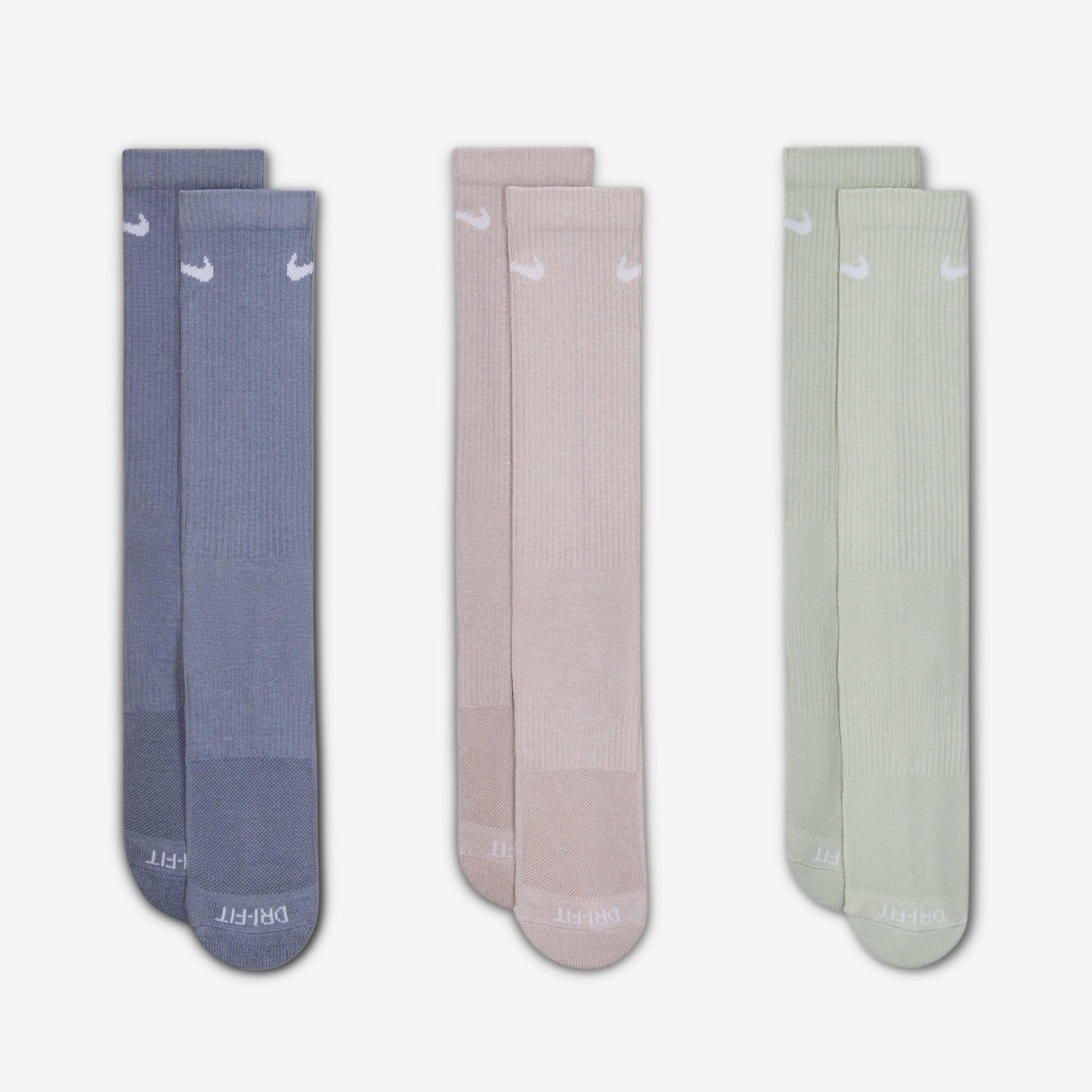[SX6888-933] Mens Nike Everyday Plus Cushioned Training Crew Socks (3 PACK)
