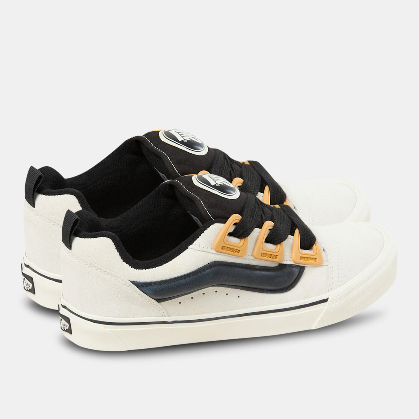 [VN000CZUC9F] MENS VANS KNU SKOOL - WHITE/BLACK/YELLOW
