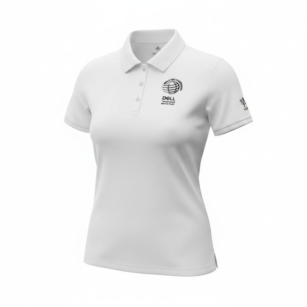 [CD3998] WOMENS ADIDAS GOLF POLO 'WORLD CHAMPIONSHIP DELL'