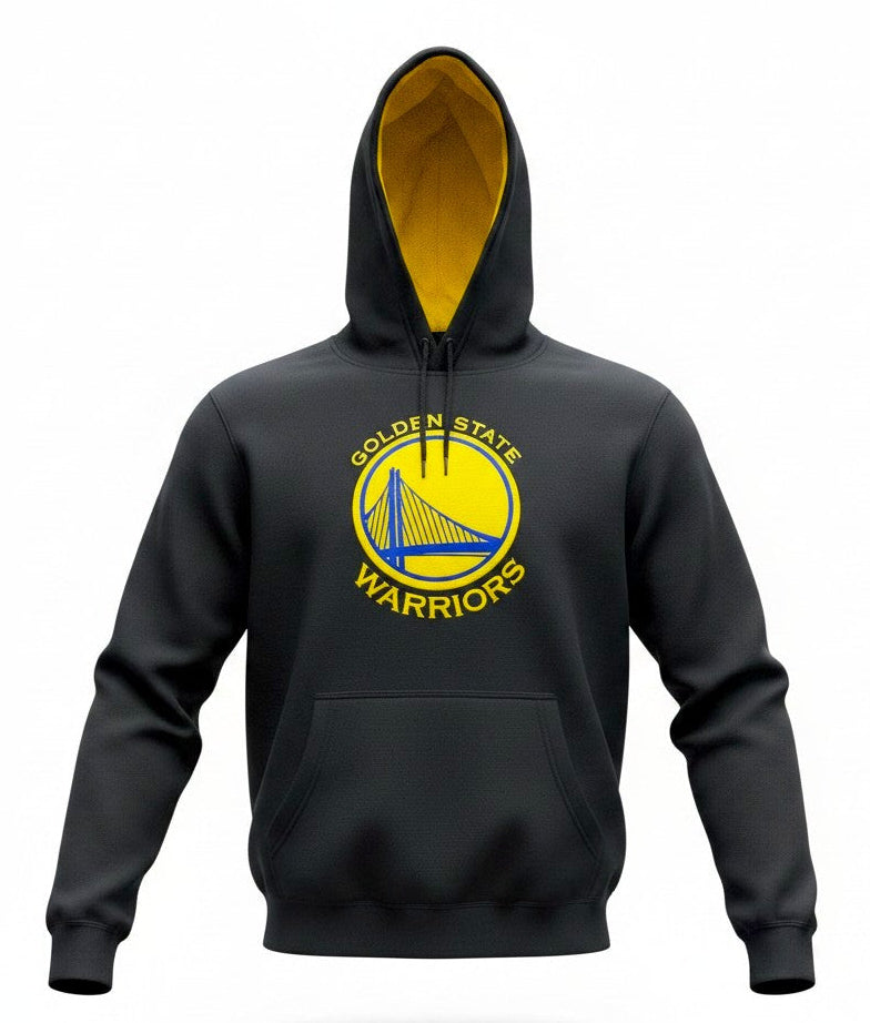 [9K2B7BBA0-WAR-BLK] YOUTH NBA STORE NBA GS WARRIORS BIG LOGO HOODIE