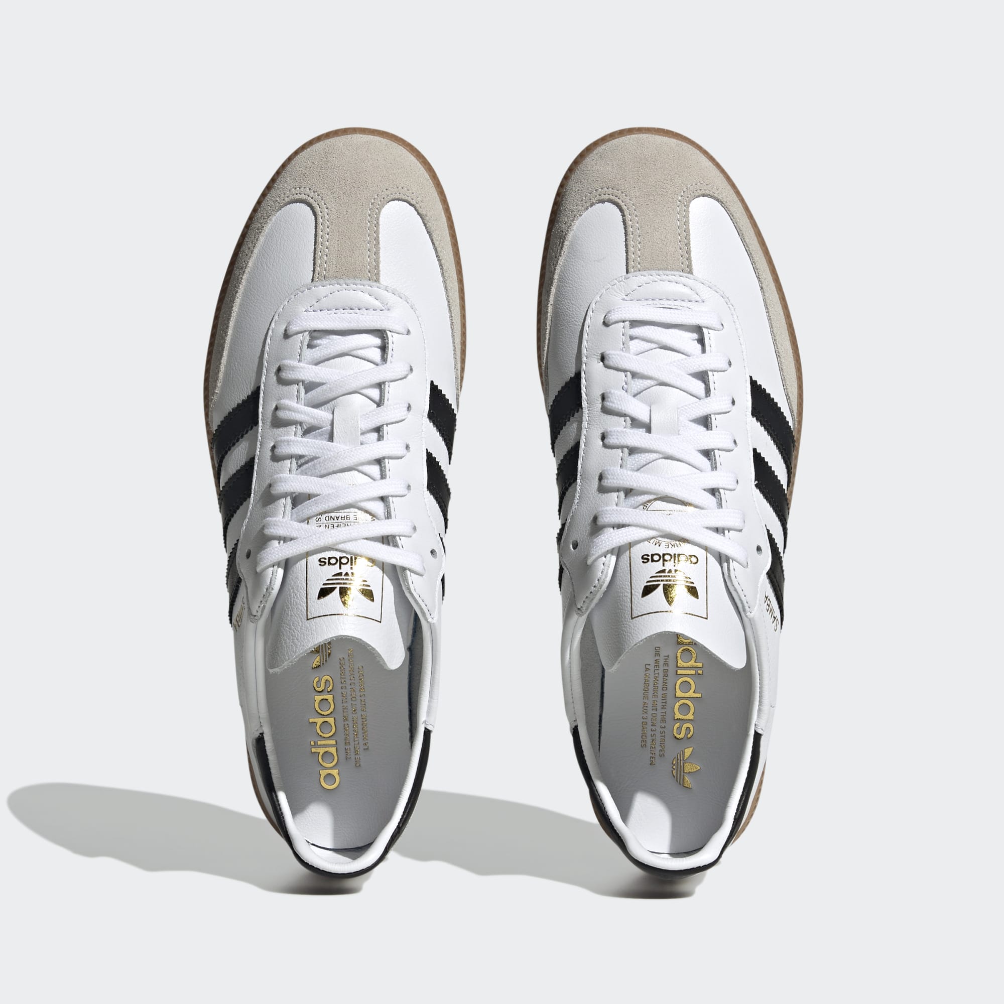 [IF0642] MENS ADIDAS SAMBA DECON 'WHITE BLACK GUM'