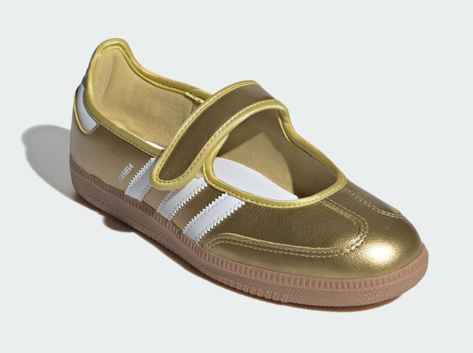 [IH6599] WOMENS ADIDAS SAMBA JANE 'GOLD METALLIC WHITE'