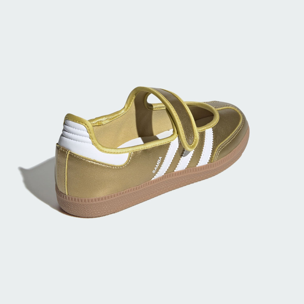 [IH6599] WOMENS ADIDAS SAMBA JANE 'GOLD METALLIC WHITE'
