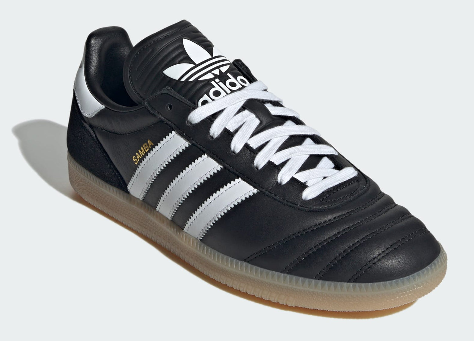 [JQ9056] MENS ADIDAS SAMBA JP 'BLACK WHITE GUM'