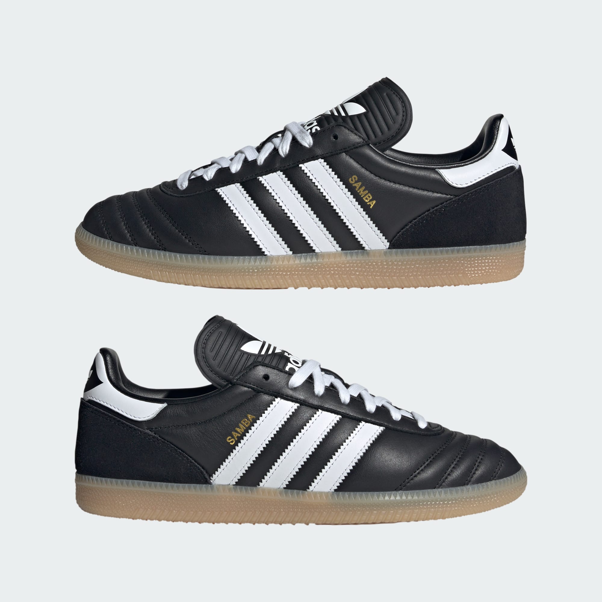 [JQ9056] MENS ADIDAS SAMBA JP 'BLACK WHITE GUM'