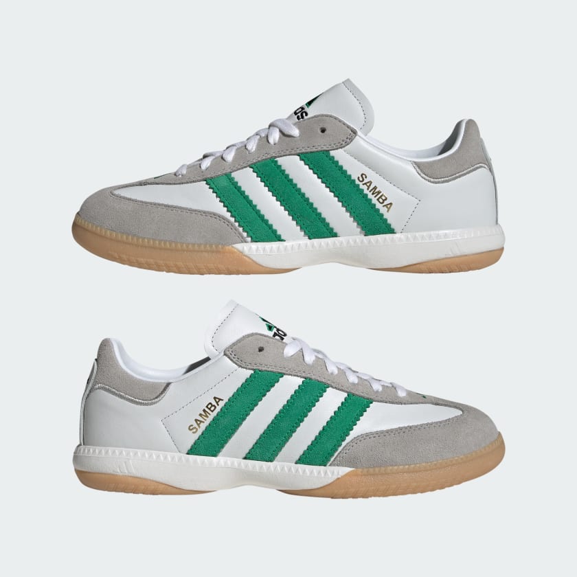 [ID3922] MENS ADIDAS Samba Millennium 'Cloud White Green Gum'