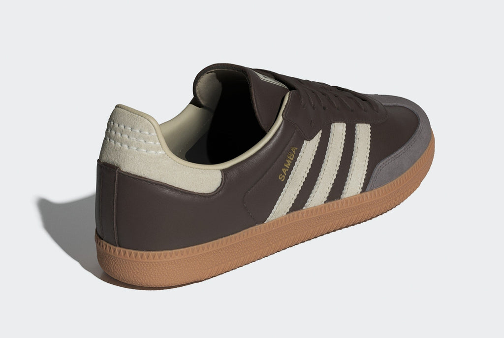 [ID1481] MENS ADIDAS SAMBA OG 'BROWN PUTTY GREY'