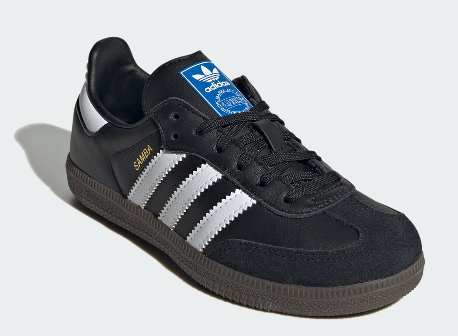 [IE3678] Preschool Adidas Samba OG 'Core Black Cloud White Gum'
