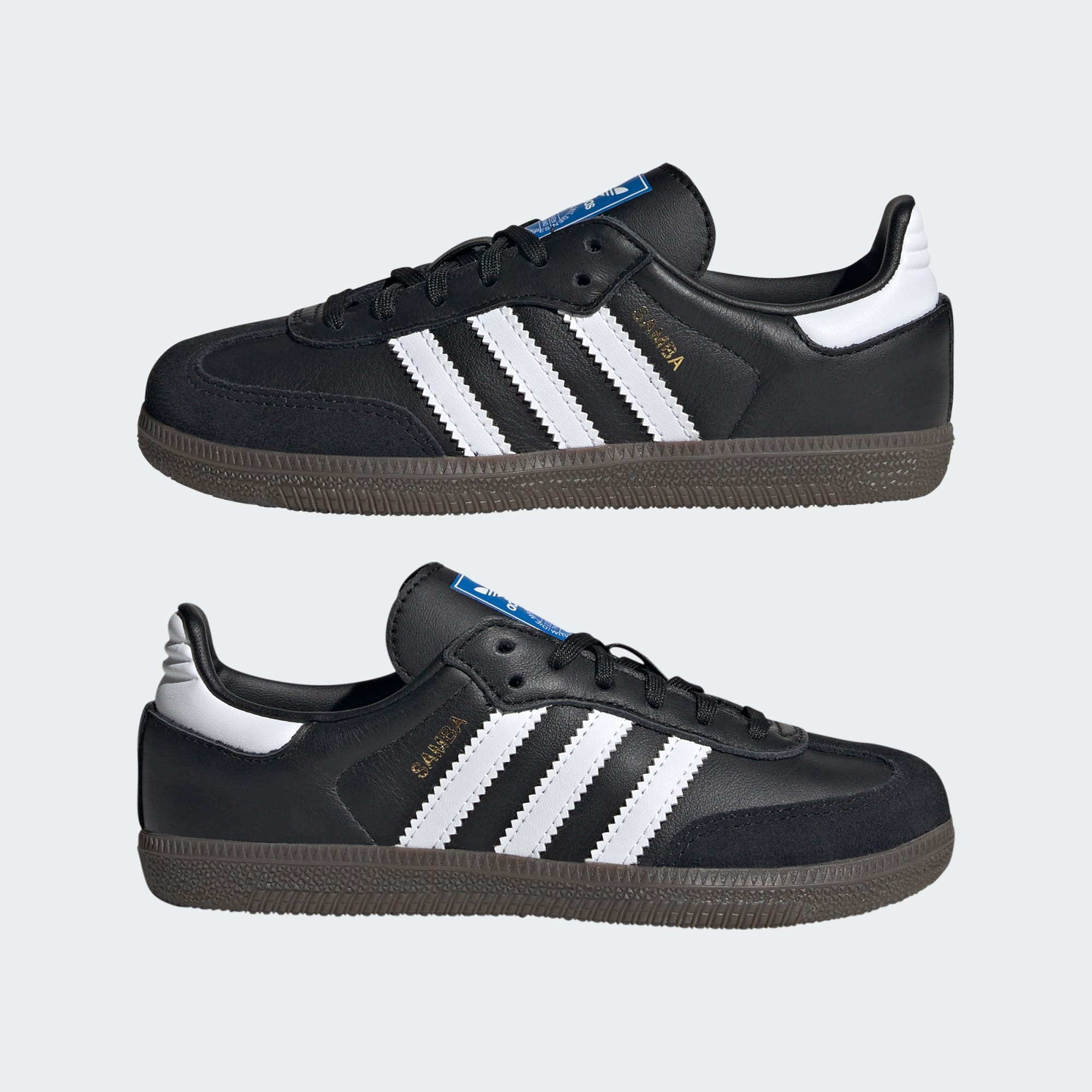 [IE3678] Preschool Adidas Samba OG 'Core Black Cloud White Gum'