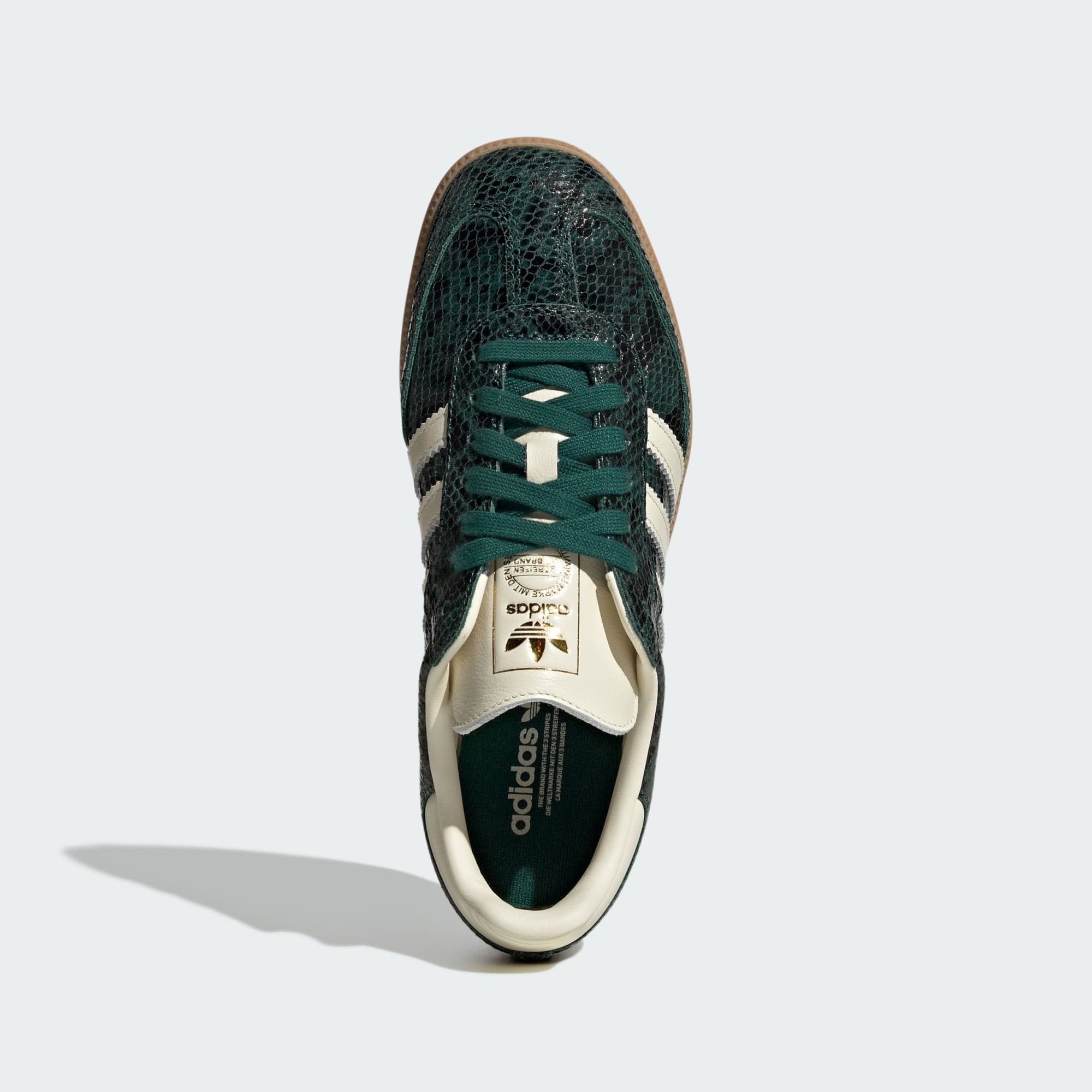 [JR8848] WOMENS ADIDAS SAMBA OG 'SNAKESKIN COLLEGIATE GREEN'
