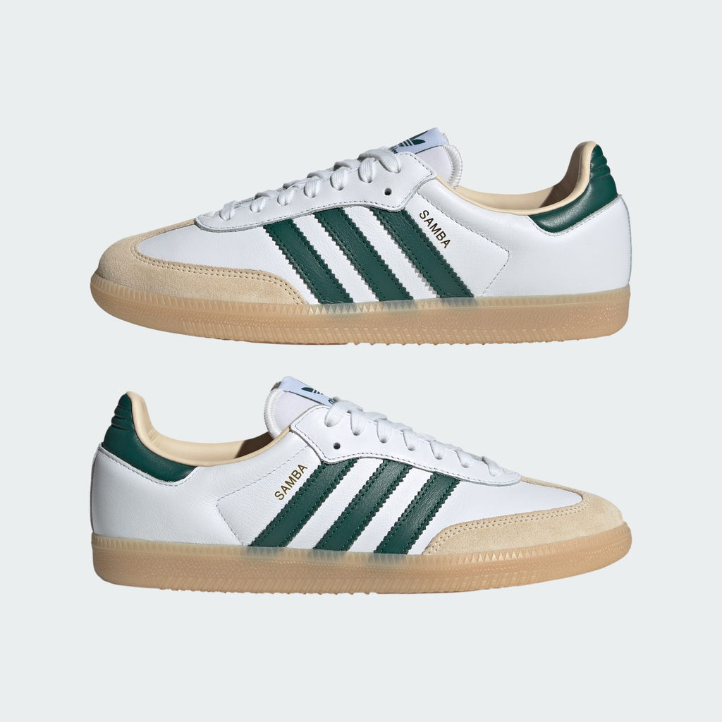 [JS3831] MENS ADIDAS SAMBA OG 'CLOUD WHITE COLLEGIATE GREEN GUM'