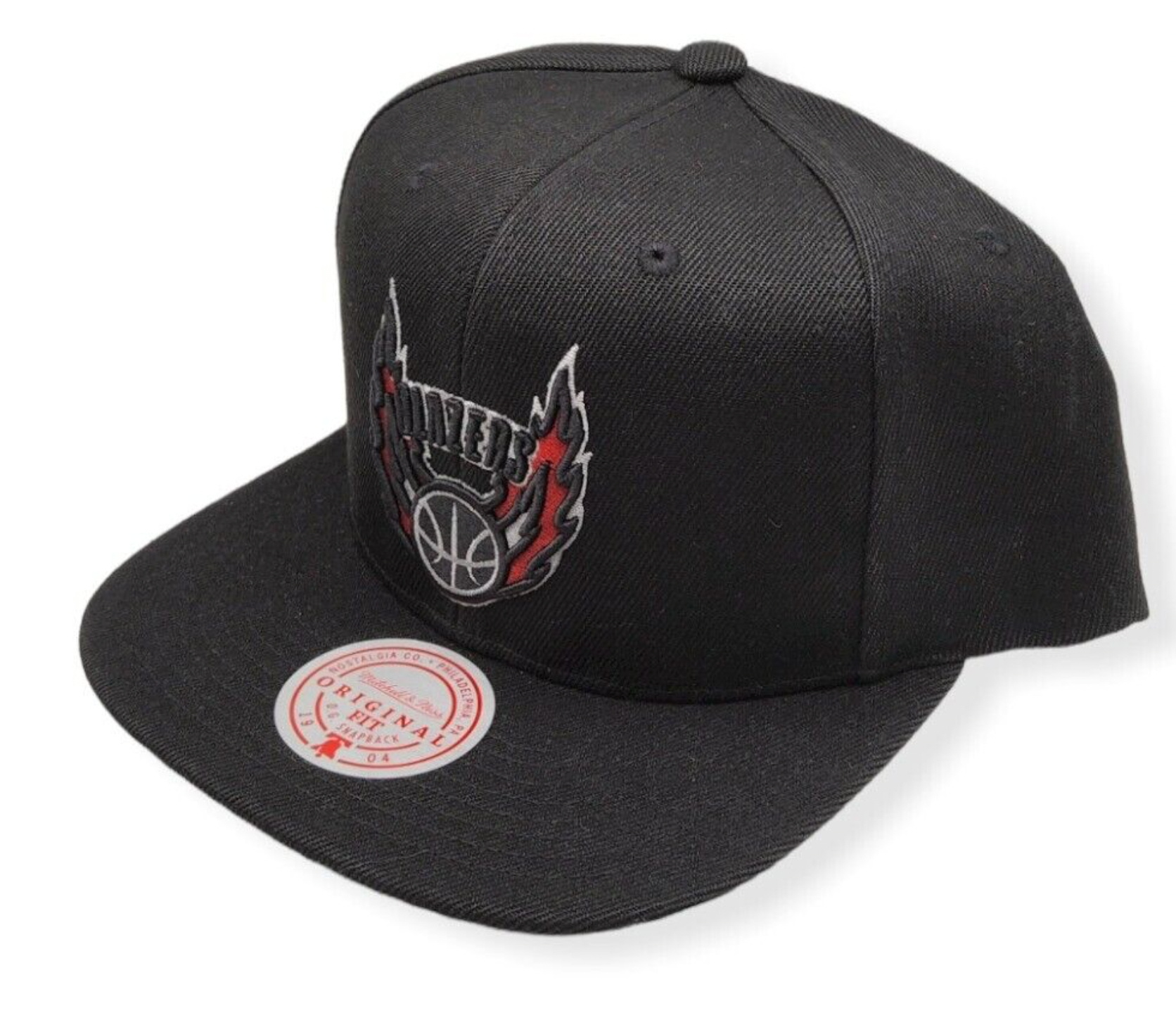 MENS MITCHELL & NESS NBA CORE BASIC SNAPBACK HWC TRAIL BLAZERS - BLACK