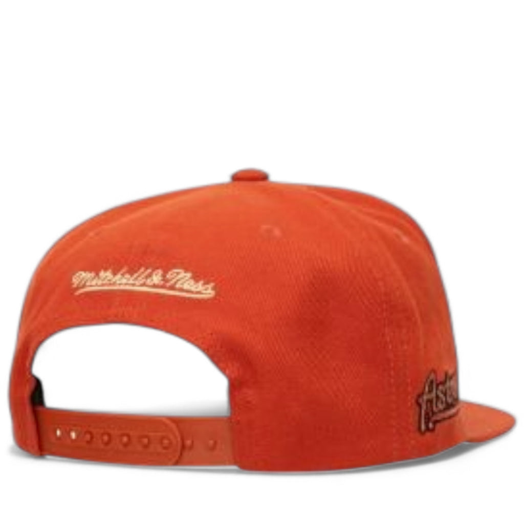 MENS MITCHELL & NESS MLB FULL FRONTAL SNAPBACK COOP ASTROS - RED