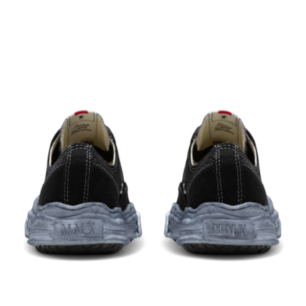[A08FW719-BLK] Mens Maison Mihara Yasuhiro HANK LOW ORIGINAL SOLE 'SPRAY DYED CANVAS'