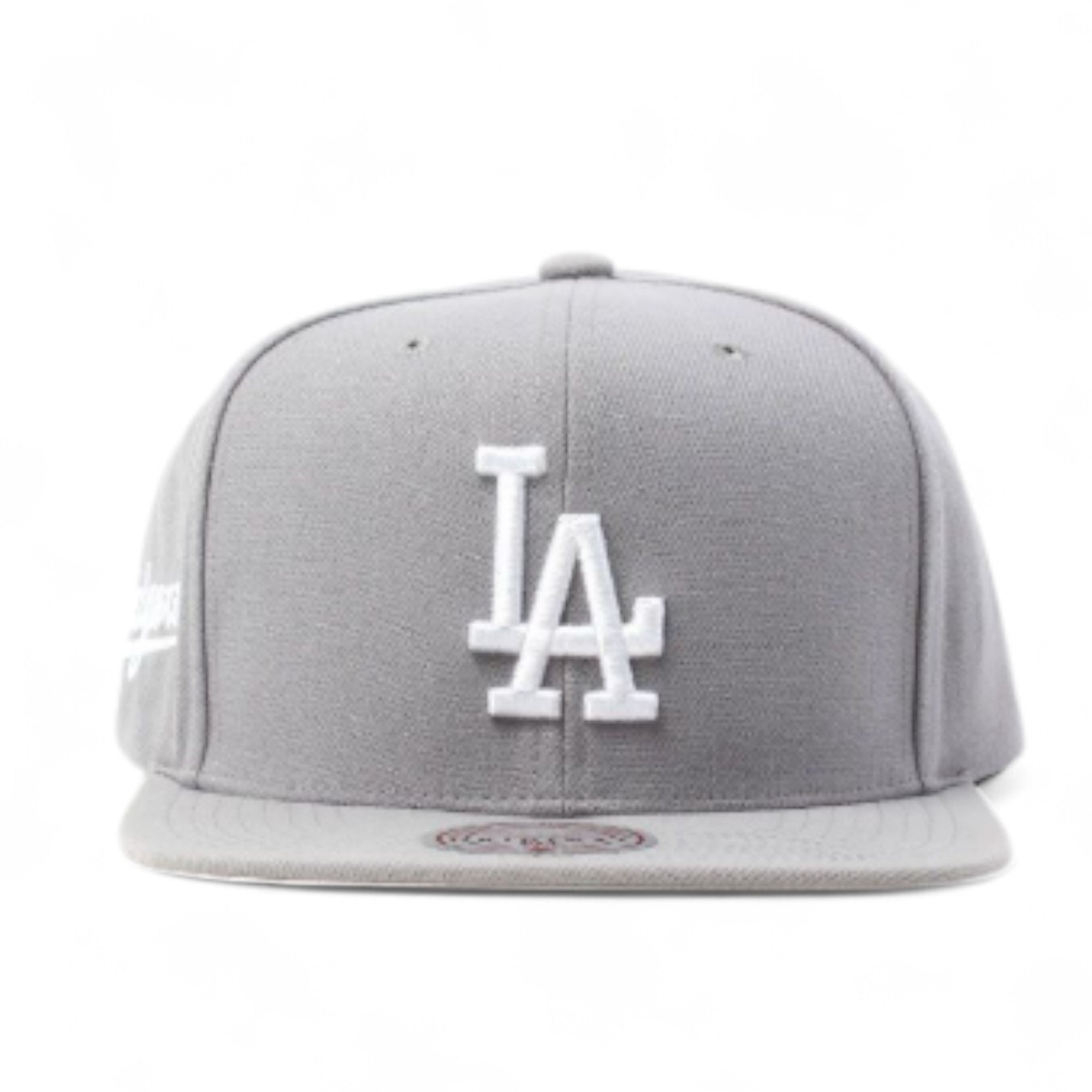 MENS MITCHELL & NESS MLB EVERGREEN GREY WHITE SNAPBACK DODGERS