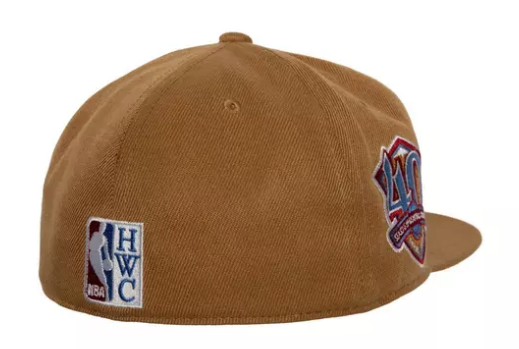 MENS MITCHELL & NESS NBA SAND AND SKY FITTED HWC NUGGETS
