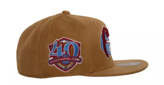 MENS MITCHELL & NESS NBA SAND AND SKY FITTED HWC NUGGETS