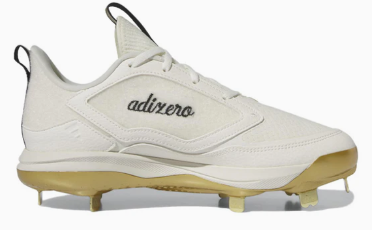 [ID7638] WOMENS ADIDAS ADIZERO PUREHUSTLE 3 ELITE 'OFF WHITE GOLD METALLIC'
