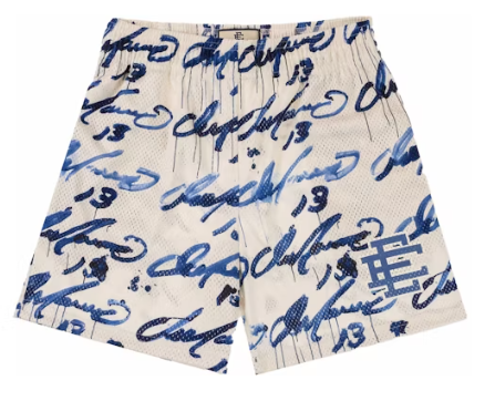 [SHTYRMSH-OWTBLU] MENS ERIC EMANUEL EE SHORTS FINS UP TYRRELL WINSTON FW23