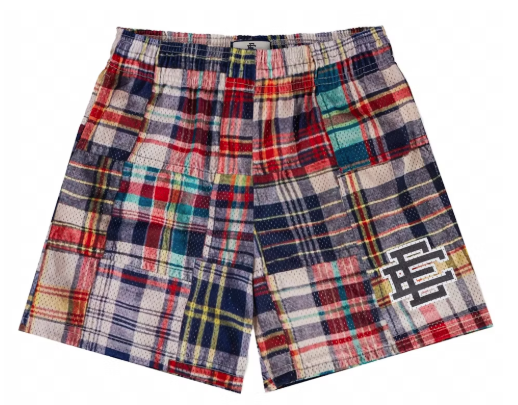 [EE000129] MENS ERIC EMANUEL EE BASIC SHORT MADRAS SS24
