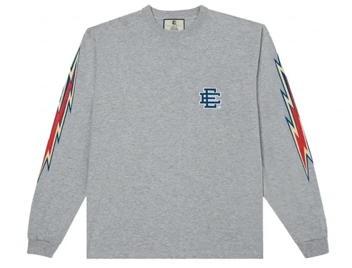 [EE0000355] MENS ERIC EMANUEL EE LONG SLEEVE T-SHIRT BOLTS