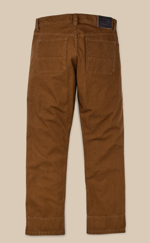 [20155578-WHISKEY] MENS FILSON DRY TIN CLOTH 5 POCKET 1ST STANDARD PANTS
