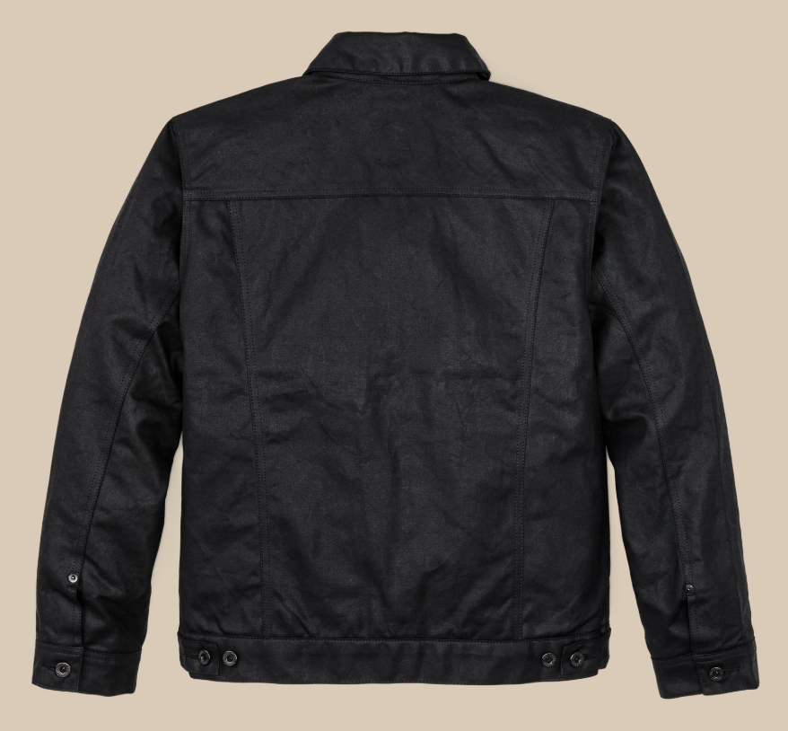 [20232828-BLACK] MENS FILSON TIN CLOTH SHORT LINED CRUISER 1ST STANDARD JACKET