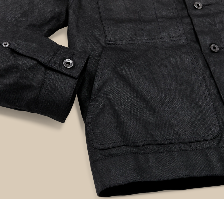 [20232828-BLACK] MENS FILSON TIN CLOTH SHORT LINED CRUISER 1ST STANDARD JACKET