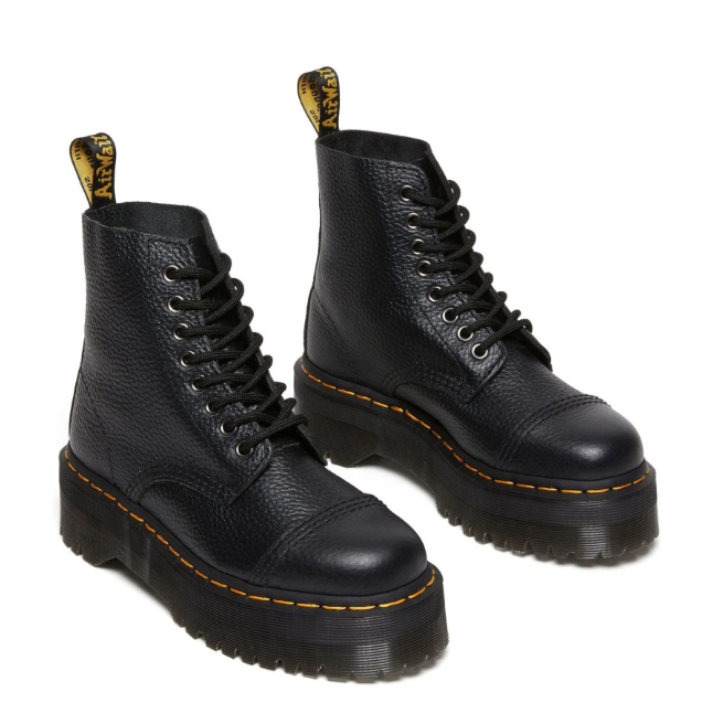 [22564001] UNISEX DR. MARTENS SINCLAIR MILLED NAPPA LEATHER PLATFORM BOOTS