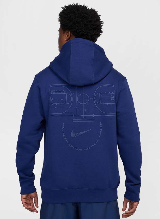 [HV5065-492] MENS NIKE CLUB PULLOVER HOODIE