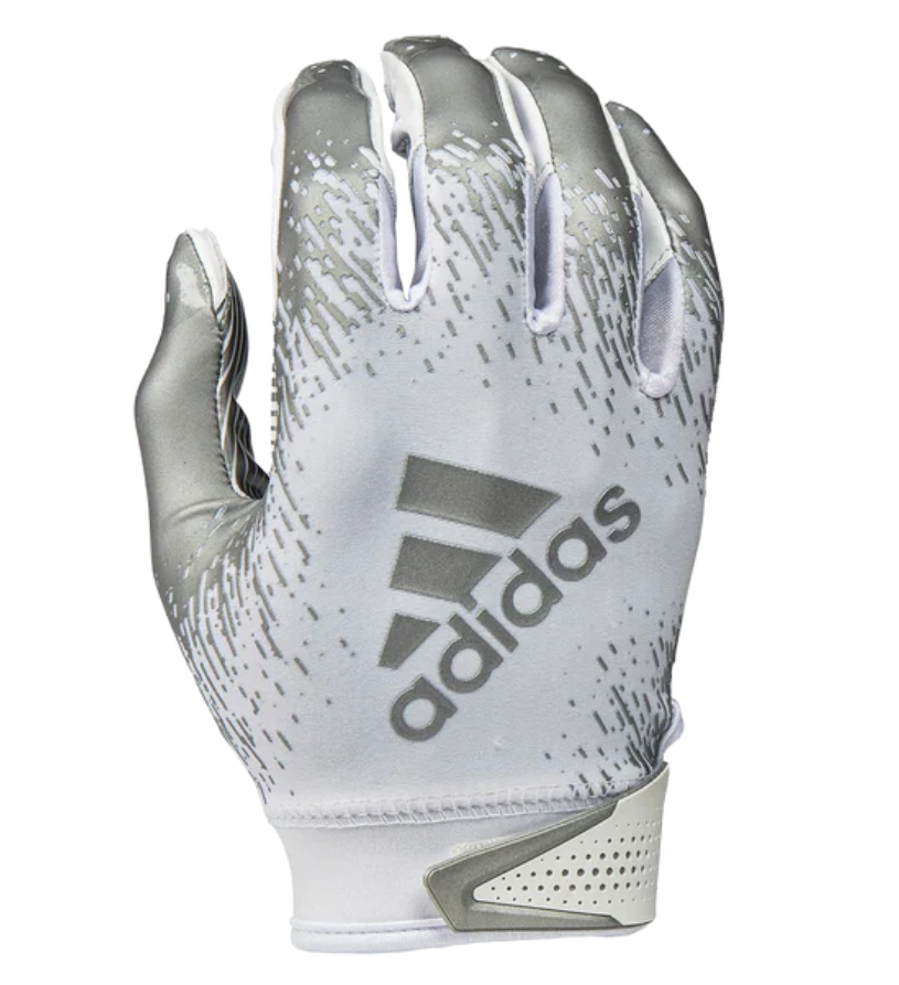 [AF1334-WHT/SIL] MENS ADIDAS SCORCHLIGHT FOOTBALL GLOVES
