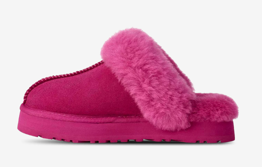 [1171199K-DNY] YOUTH UGG DISQUETTE SLIPPER 'DARK PEONY'