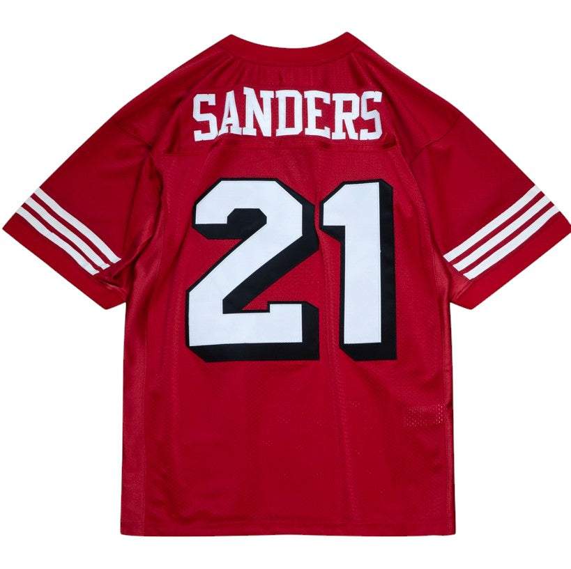 Mens Mitchell & Ness NFL DARK DROP SHADOW JERSEY 49ERS 1994 DEION SANDERS