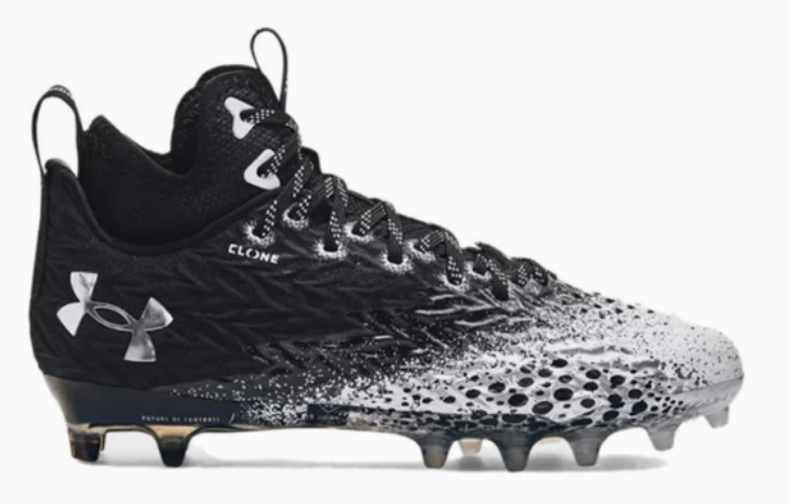 [3026343-001] WOMENS UNDER ARMOUR SPOTLIGHT CLONE MC 'BLACK METALLIC SILVER'