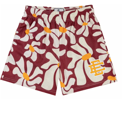 [SHDAIMSH-REDYEL] MENS ERIC EMANUEL EE SHORTS DAISIES SS24