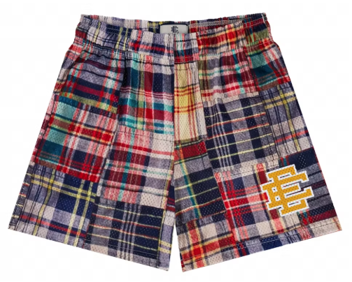 [EE000074] MENS ERIC EMANUEL EE BASIC SHORT MADRAS PLAID SS24