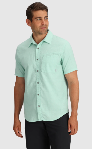 [282283-2446] MENS OUTDOOR RESEARCH WEISSE BUTTON DOWN UPF 30 SHIRT