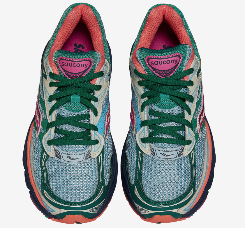 [S61037-3] WOMENS SAUCONY PROGRID OMNI 9 'SPRUCE STERLING ORANGE'