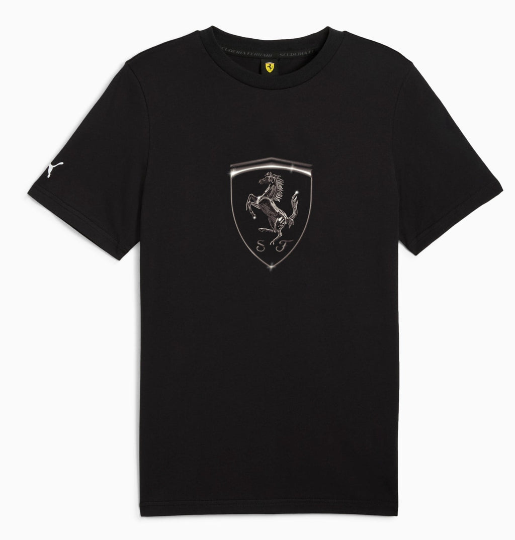 [630189-01] Mens Puma FERRARI RACE TONAL BIG SHIELD TEE