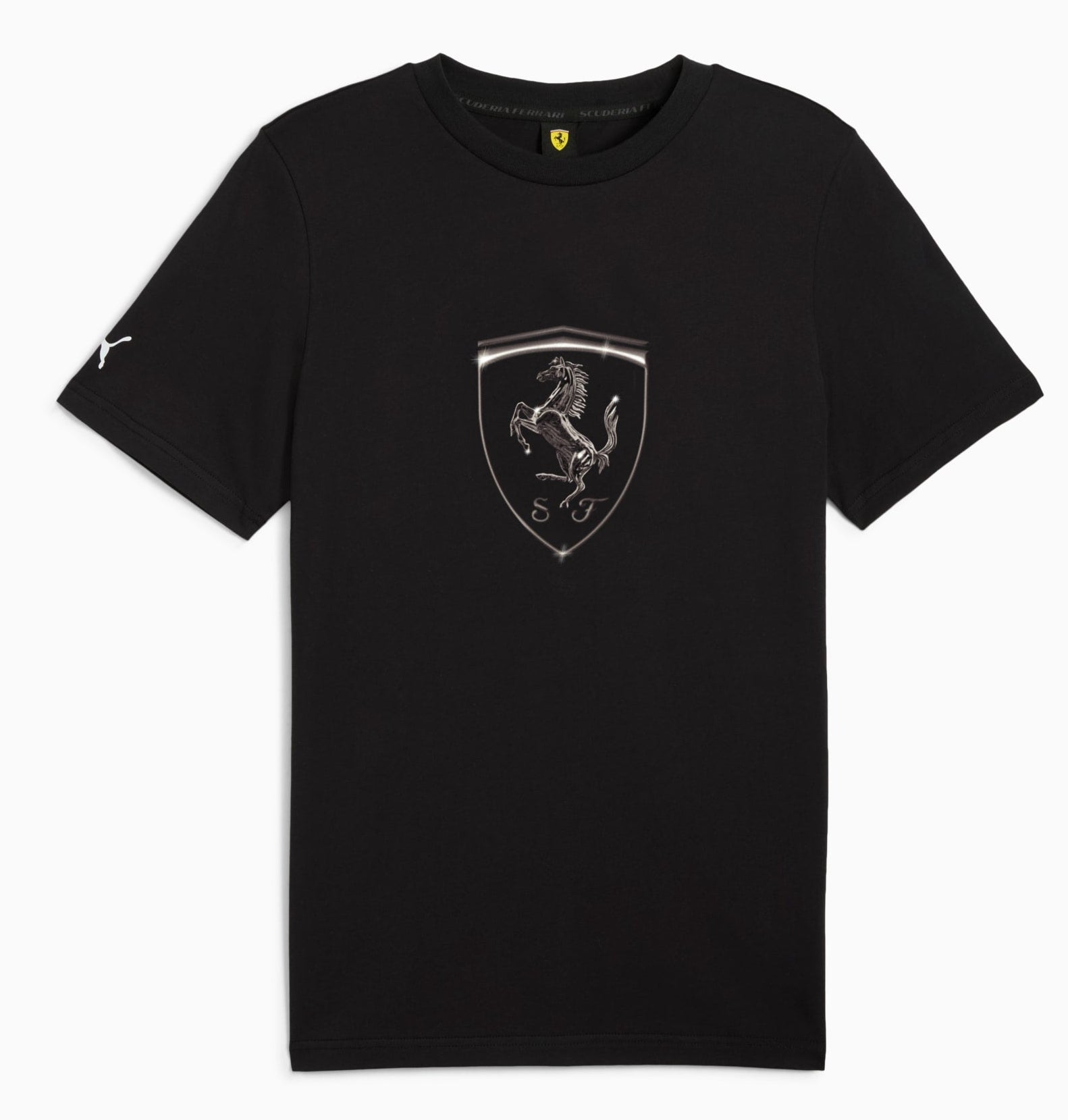 [630189-01] Mens Puma FERRARI RACE TONAL BIG SHIELD TEE