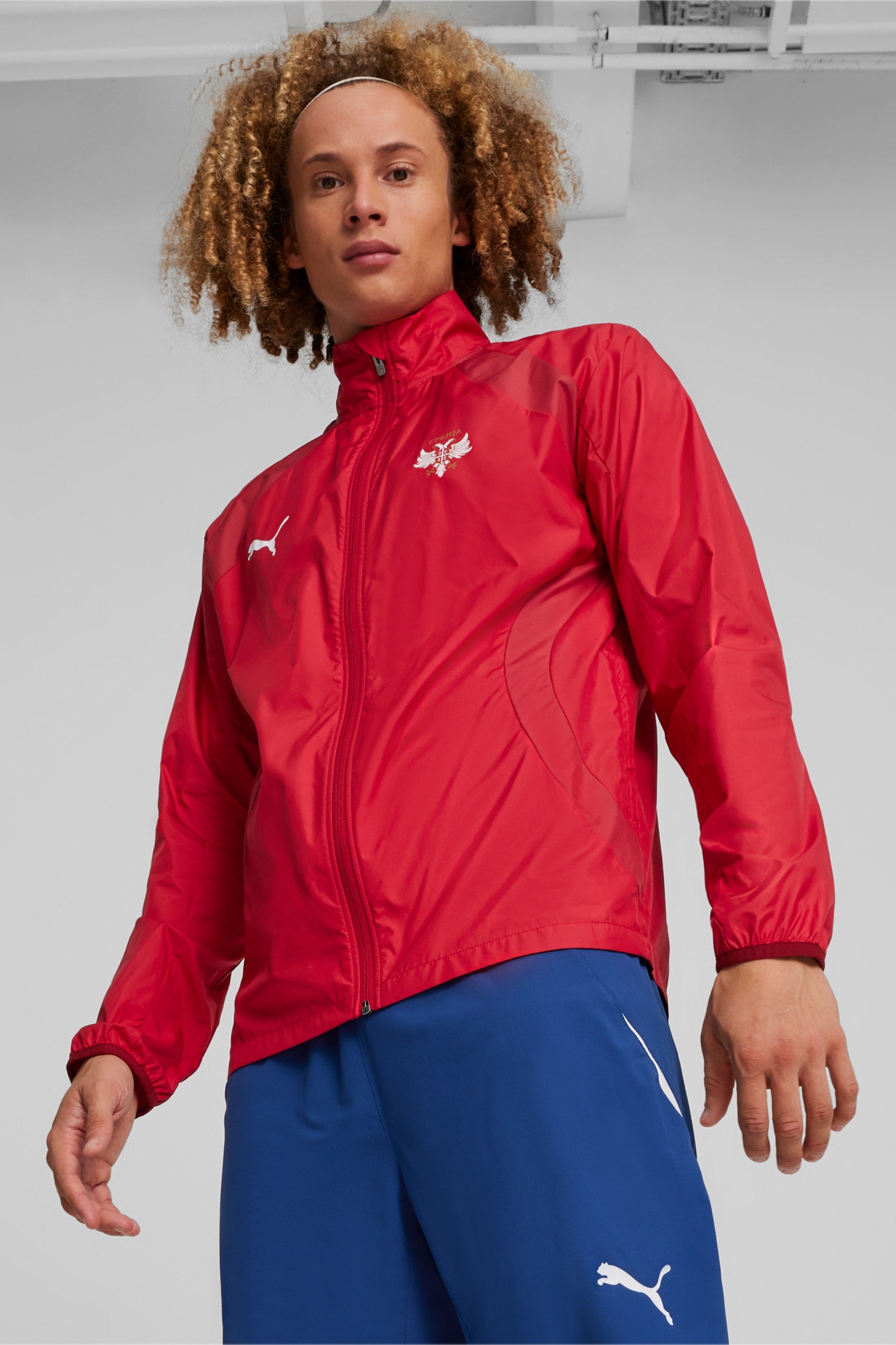 [774100-08] MENS PUMA FSS PREMATCH WOVEN JACKET