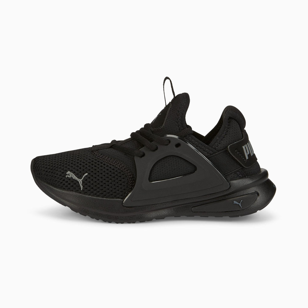 [387052-01] GRADE SCHOOL PUMA SOFTRIDE ENZO EVO 'BLACK'