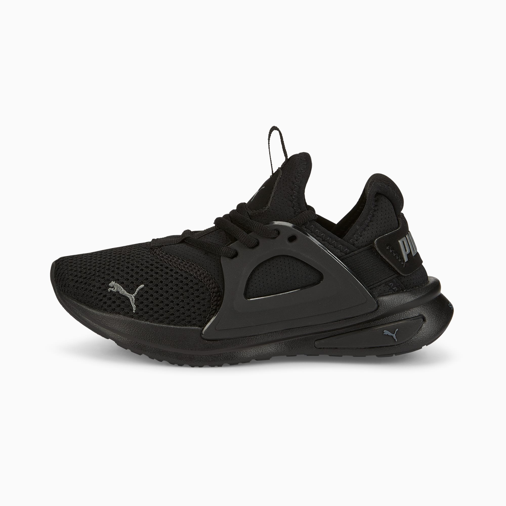 [387052-01] GRADE SCHOOL PUMA SOFTRIDE ENZO EVO 'BLACK'