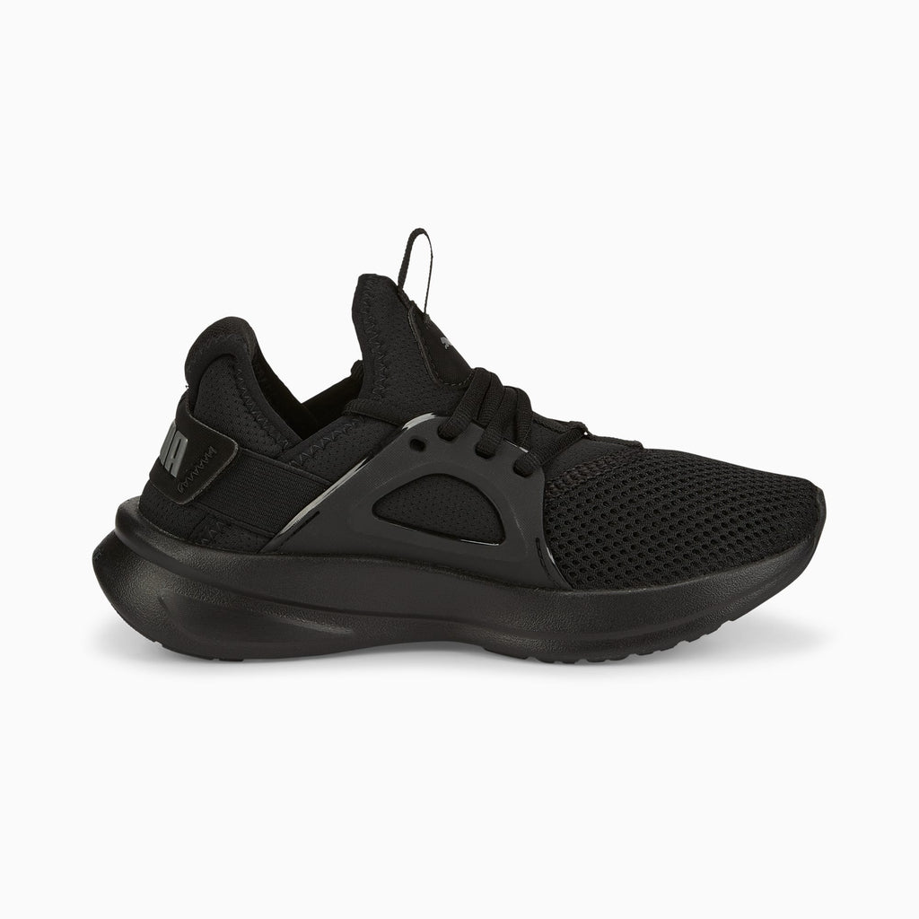 [387052-01] GRADE SCHOOL PUMA SOFTRIDE ENZO EVO 'BLACK'