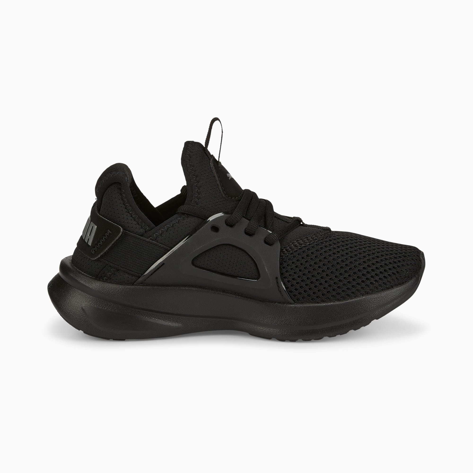 [387052-01] GRADE SCHOOL PUMA SOFTRIDE ENZO EVO 'BLACK'
