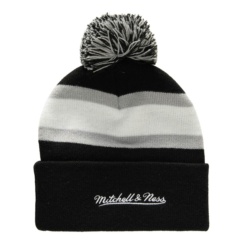 Mens Mitchell & Ness NHL STRIPE POM KNIT KINGS