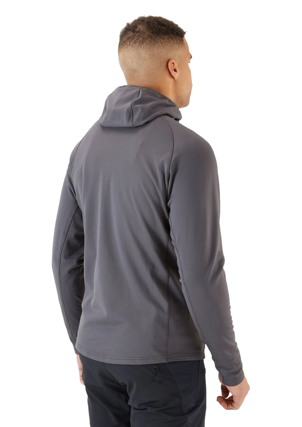 [QFE-89-GRH] MENS RAB SUPERFLUX REGULAR FIT FULL ZIP HOODY