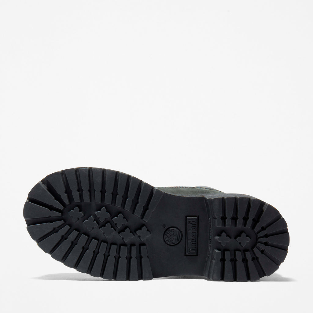 [TB012707001] Preschool Timberland 6" PREMIUM BOOT 'BLACK NUBUCK LITTLE KIDS'
