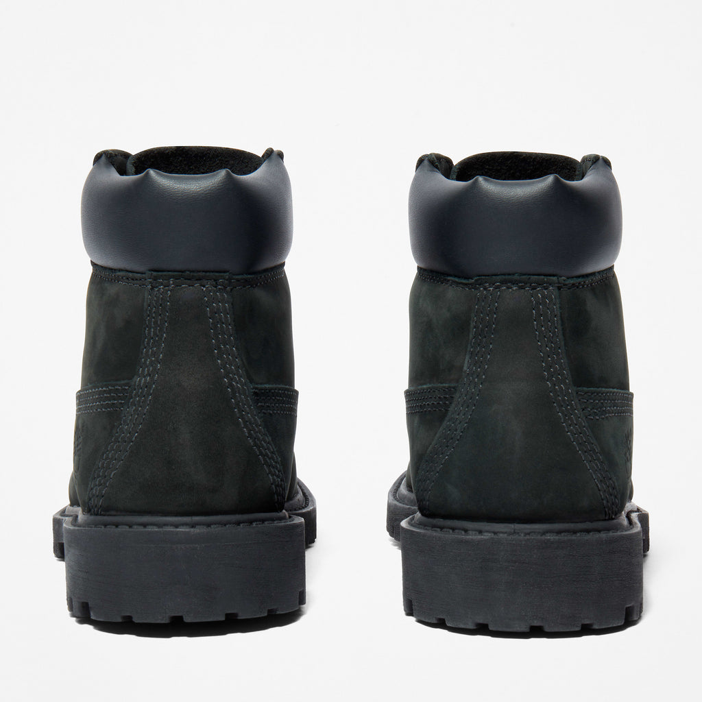 [TB012707001] Preschool Timberland 6" PREMIUM BOOT 'BLACK NUBUCK LITTLE KIDS'